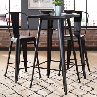 Dale黛爾工業風金屬方形吧台桌-幅60cm-四色可選19