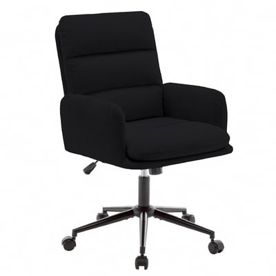 菲柔泰迪絨布橫紋高背扶手電腦椅-四色可選4