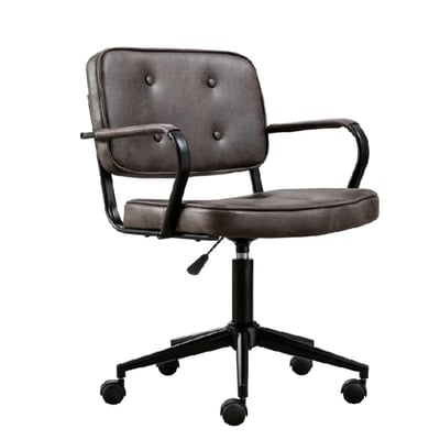 Itzel伊澤爾復古工業風拉扣扶手電腦椅-兩色可選1