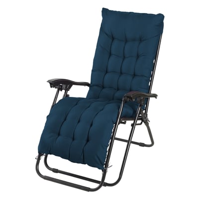 Jeff傑夫高承重圓管網布附頭枕附椅墊休閒躺椅-三色可選2