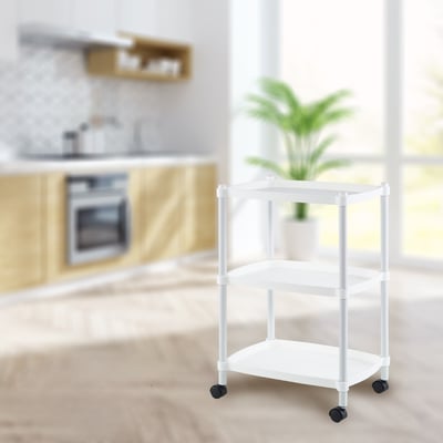 Lightart輕量化三層長方收納置物推車-三色可選14