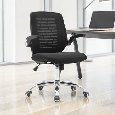 Gage蓋奇可調旋轉扶手電腦椅-黑色14