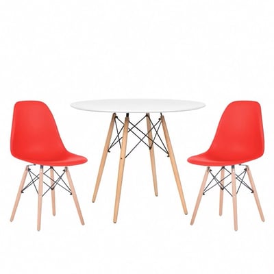 Galan加蘭北歐一桌二椅套組-EMS幅80cm-七色可選4