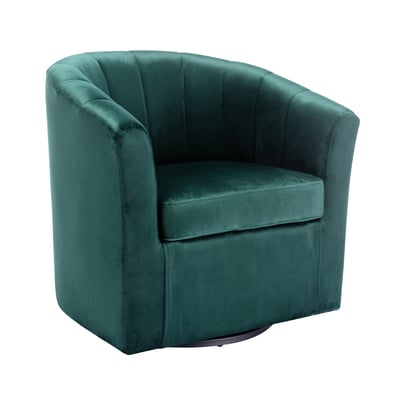 Dani丹妮絨布可旋轉休閒椅-五色可選12