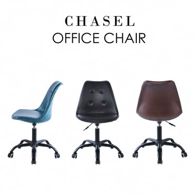 Chasel夏佐PU皮面可調式拉扣電腦椅-三色可選4