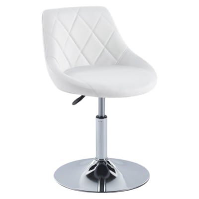 Luke路克菱格紋皮面可調式多功能圓盤椅-四色可選3