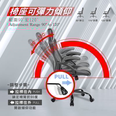 ArcticWolf Wolfie戰狼賽車型金屬腳電競椅-兩色可選14