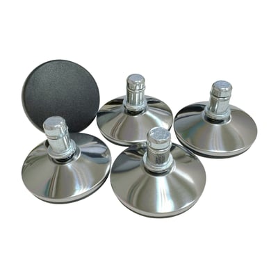 電鍍固定腳墊-銀色