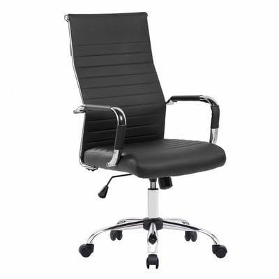 Baron巴倫高背厚坐墊扶手可調式電腦椅-黑色13