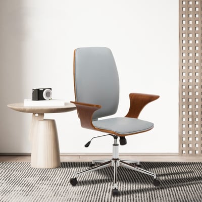 Lennon列儂中高背曲木扶手電腦椅-兩色可選17