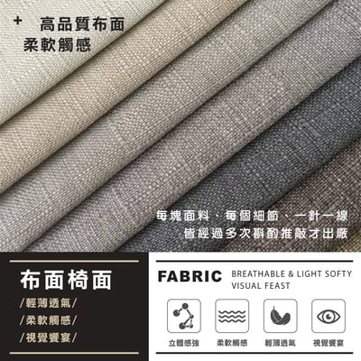 Hills希爾斯流線布面電腦椅-兩色可選9