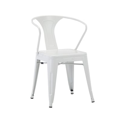 Joa喬亞工業風金屬造型背靠餐椅 三色可選3