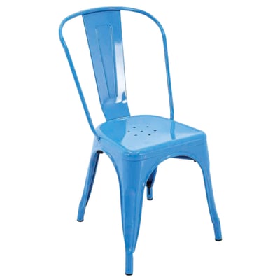 Sidney希德尼工業風金屬高背餐椅-七色可選6