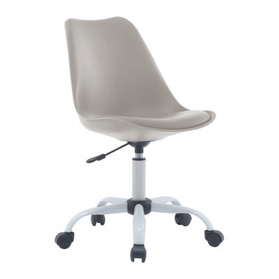 Gwyn葛溫經典PP背軟墊白腳電腦椅-五色可選13