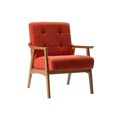 Sharon雪倫拉扣布面厚感實木腳休閒椅-三色可選22