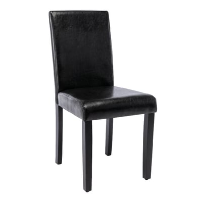 Hope霍普經典PU高背實木框餐椅-兩色可選1