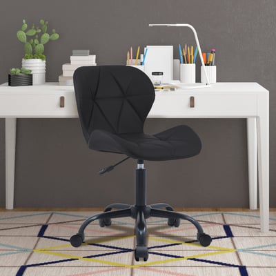 Goffney加夫尼PU軟墊黑腳電腦椅-五色可選20