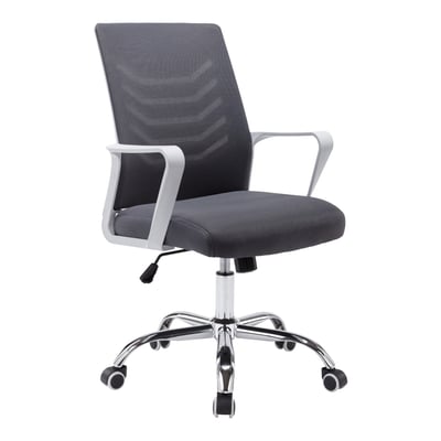 Baez貝茲扶手半網可調式白框電腦椅-六色可選2