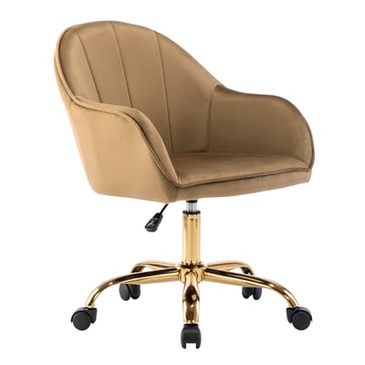 Xenos吉諾斯輕奢流線絨布電腦椅-四色可選13