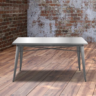 Kev凱夫全金屬工業風桌-140x80cm-四色可選19