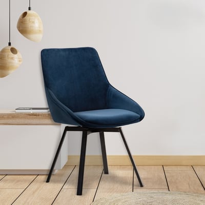 Naila奈拉旋轉絨布餐椅-三色可選17