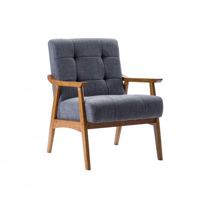 Sharon雪倫拉扣布面厚感實木腳休閒椅-三色可選21