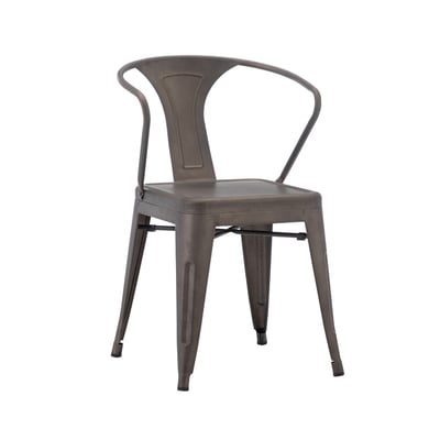 Joa喬亞工業風金屬造型背靠餐椅 三色可選1