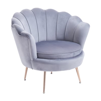 Peacock孔雀時尚絨布休閒椅-兩色可選1