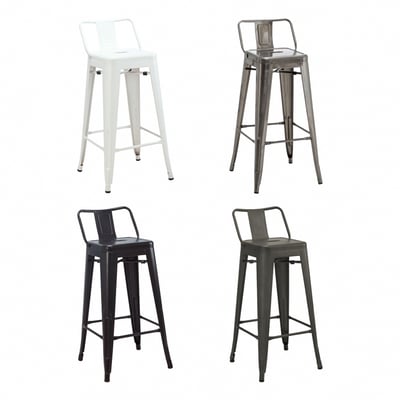 豪搭工業風金屬低背吧檯椅-座高61cm-四色可選16