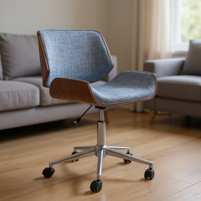 Edric埃德瑞克可調式布面曲木電腦椅 兩色可選18