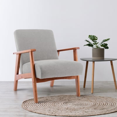 Sena賽娜布面厚感實木腳休閒椅-兩色可選17