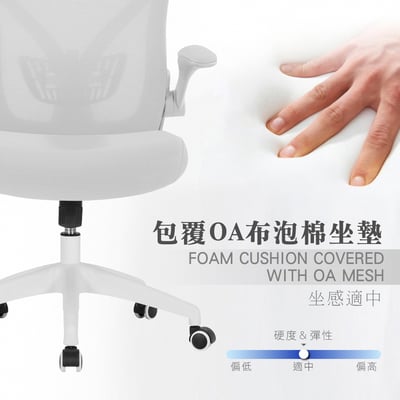 Bruno布魯諾網布可旋轉扶手電腦椅-五色可選14