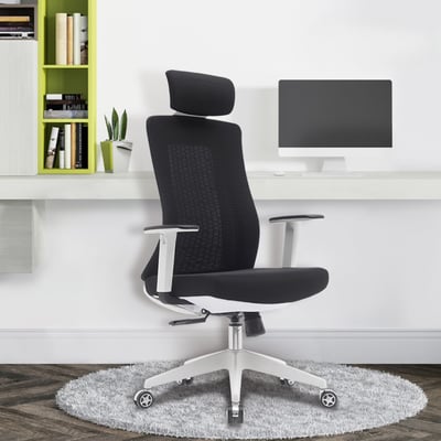 Vortex 4.0 旋流白框高背半網扶手人體工學電腦椅-三色可選20