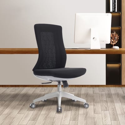 Vortex 1.0 旋流白框中背半網人體工學電腦椅-三色可選18