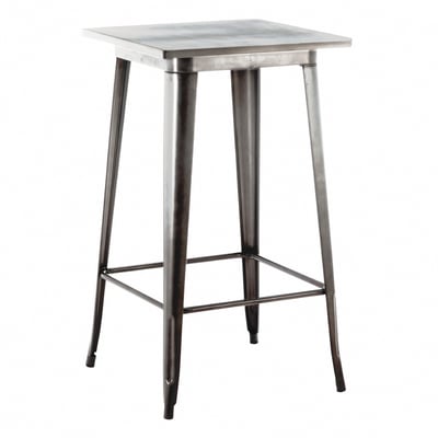 Dale黛爾工業風金屬方形吧台桌-幅60cm-四色可選2