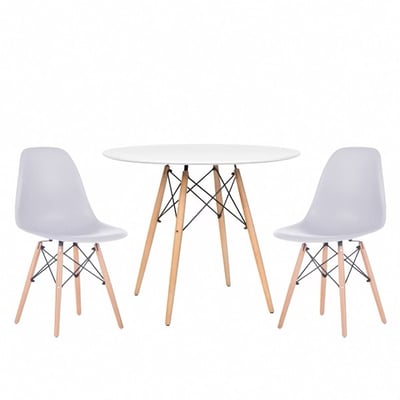 Galan加蘭北歐一桌二椅套組-EMS幅80cm-七色可選7