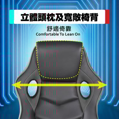 ArcticWolf Berserker狂戰士旋轉扶手電競椅-兩色可選9