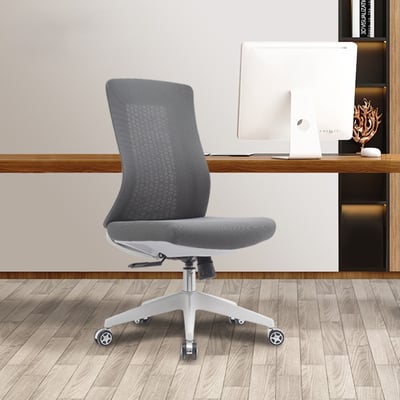 Vortex 1.0 旋流白框中背半網人體工學電腦椅-三色可選19