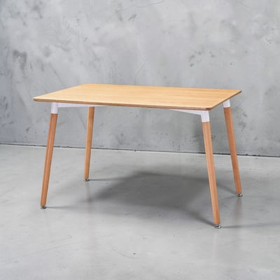 EMST北歐簡約實木腳長方桌-120x60cm-兩色可選13