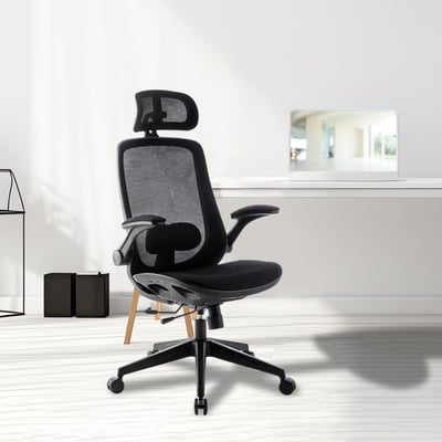 Whirlwind旋風全網多功能高背電腦椅-黑色18