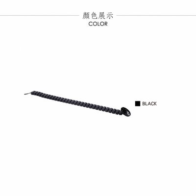 全塑電線收納蛇管-黑色3