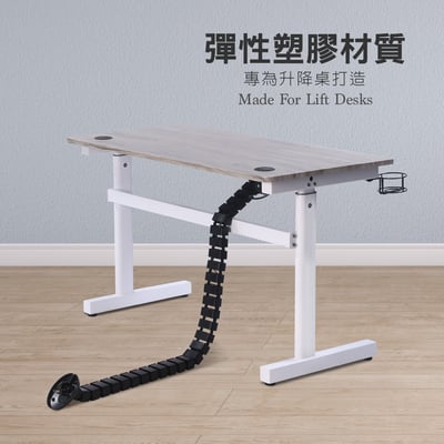 全塑電線收納蛇管-黑色5