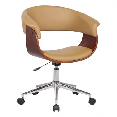 Carson卡森PU面扶手曲木升降電腦椅-四色可選4