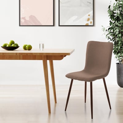 Daisy戴希布面簡約餐椅-三色可選16
