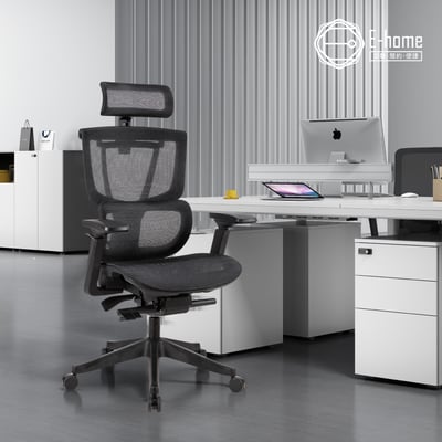 Carlo卡洛意式高階底盤德國網人體工學電腦椅-黑色22