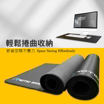 電競滑鼠墊80x30cm-黑色9