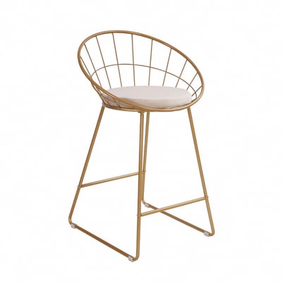 Twilight暮光全金腳軟墊吧檯椅-坐高61cm-三色可選1