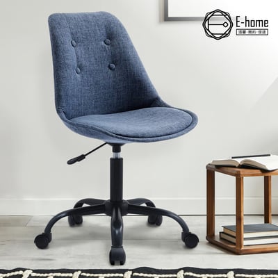 Avery艾佛里可調式布面拉扣黑腳電腦椅-兩色可選14