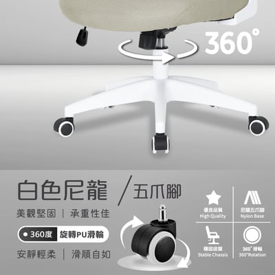 亞諾2.0多功能人體工學網布電腦椅-兩色可選15