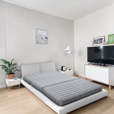 摺好睡冰晶紗涼感透氣三折床墊3尺-灰色13